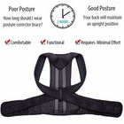 Correcteur de Posture Réglable Ceinture de Maintien Lombaire et Épaules pour 7