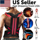 Correcteur de Posture Réglable Ceinture de Maintien Lombaire et Épaules pour 1