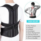 Correcteur de Posture Réglable Ceinture de Maintien Lombaire et Épaules pour 3