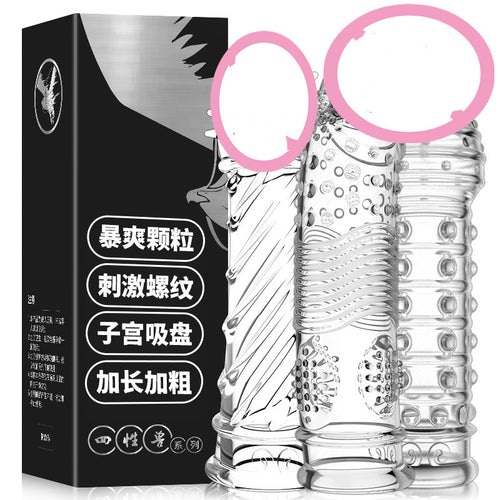 Men's Transparent Textured Extensions