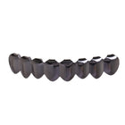 European and American Hot Selling Hiphop Hip-Hop Gold Braces Upper Teeth 8 Lower Teeth 8 Teeth Braces Cross-Border Glossy Braces 8