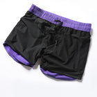 Men's Quick-drying Sports Shorts Fake Two-piece Fitness Triple Pants Marathon Running Pants Invisible Pocket for Mobile Phone 5