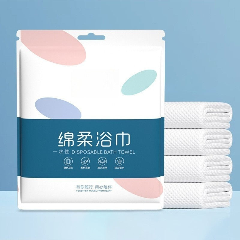 Disposable Bath Towel Hotel Face Towel Pure White Lazy Travel Hotel Bedding Convenient Hygiene Set