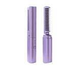 Wireless hair straightener small USB charging portable travel curling and straightening dual-purpose artifact mini cross-border lazy straight hair comb 6