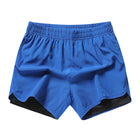 Men's Quick-drying Sports Shorts Fake Two-piece Fitness Triple Pants Marathon Running Pants Invisible Pocket for Mobile Phone 11