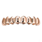European and American Hot Selling Hiphop Hip-Hop Gold Braces Upper Teeth 8 Lower Teeth 8 Teeth Braces Cross-Border Glossy Braces 14