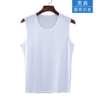Ice Silk Mesh Vest Men's Summer Hollow Mesh Men's Sweatshirt Fitness Sports Thin Large Size Sleeveless T-shirt Trendy 11