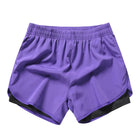 Men's Quick-drying Sports Shorts Fake Two-piece Fitness Triple Pants Marathon Running Pants Invisible Pocket for Mobile Phone 10