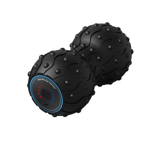 New Electric Fascia Explosion Vibration Massage Ball Peanut Ball Body Massage Foam Shaft Vibration Muscle Roller