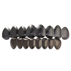 European and American Hot Selling Hiphop Hip-Hop Gold Braces Upper Teeth 8 Lower Teeth 8 Teeth Braces Cross-Border Glossy Braces 4