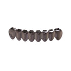European and American Hot Selling Hiphop Hip-Hop Gold Braces Upper Teeth 8 Lower Teeth 8 Teeth Braces Cross-Border Glossy Braces 9