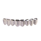 European and American Hot Selling Hiphop Hip-Hop Gold Braces Upper Teeth 8 Lower Teeth 8 Teeth Braces Cross-Border Glossy Braces 6