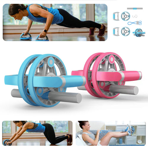 Multifunktionales Bauchradzugband Fitness-Trainingsset